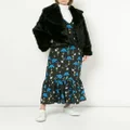 Unreal Fur Madam Butterfly jacket - Black