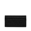 Thom Browne grosgrain-tab leather cardholder - Black