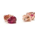 Kate Spade crystal heart-stud earrings - Gold