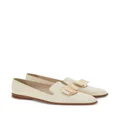Ferragamo New Vara leather loafers - White