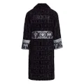 Versace I ♡ Baroque cotton bathrobe - Black