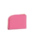 Mansur Gavriel logo-stamp slim leather wallet - Pink