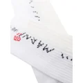 Marni logo intarsia-knit crew socks - White