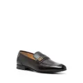 Bally Emblem-plaque leather loafers - Brown