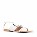 Sergio Rossi Sr Prince leather sandals - White