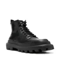 Dolce & Gabbana lace-up leather boots - Black