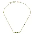 Gucci 18kt yellow gold Link to Love tourmaline necklace