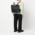 Alexander McQueen signature-handle leather backpack - Black