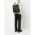 Alexander McQueen signature-handle leather backpack - Black