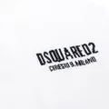 Dsquared2 intarsia-knit logo ankle socks - White