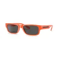 Burberry Eyewear Knight square-frame sunglasses - Orange