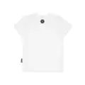 Philipp Plein Junior tiger-print cotton T-shirt - White