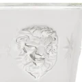 Gucci Lion head tall wine glass - White