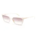 Dsquared2 Eyewear logo-print cat-eye sunglasses - Neutrals