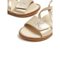 Calvin Klein Kids logo-embellished flat sandals - Gold