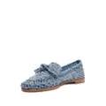 Alexandre Birman Raffia Penny woven loafers - Blue