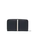 Bally logo-print leather wallet - Blue
