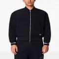 Armani Exchange logo-appliqué bomber jacket - Black
