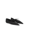 ANINE BING Nikki leather ballerina shoes - Black