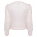 izzue motif-embroidered jumper - Pink