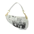 Christian Dior Pre-Owned 2000 Newspaper Saddle shoulder bag - White