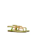 TOM FORD Zenith leather sandals - Green