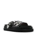 Toga Pulla stud-embellished flatform sandals - Black