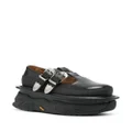 Toga Pulla flatform leather loafers - Black