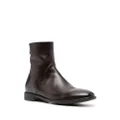 Alberto Fasciani leather zipped boots - Brown
