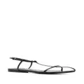 Jil Sander strappy flat sandals - Black