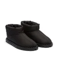 Prada logo-appliqué padded ankle boots - Black