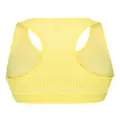 Moschino perforated racerback bra - Yellow