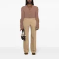 MSGM straight-leg tailored trousers - Brown
