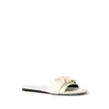 Proenza Schouler Monogram slide sandals - White