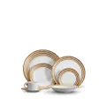 L'Objet Perlée tea cups and saucers (set of two) - White