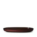 L'Objet small Terra porcelain platter (3cm x 23cm) - Red
