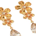 Jennifer Behr 18kt gold plated Milena crystal drop earrings