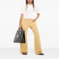 Courrèges low-rise bootcut trousers - Yellow