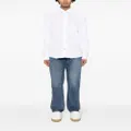 BOSS plain cotton shirt - White