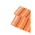 Marni embroidered-logo cotton socks - Orange