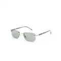 Montblanc geometric-frame sunglasses - Grey