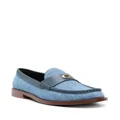 Coach Jolene leather-trim loafers - Blue