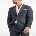 Brunello Cucinelli single-breasted wool-linen blazer - Grey