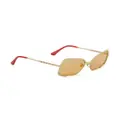 Marni x Retrosuperfuture Unila Valley rectangle-frame sunglasses - Gold
