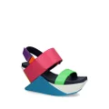 United Nude Delta 100mm wedge sandals - Pink
