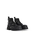 Balenciaga Strike pierced leather boots - Black
