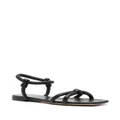 Gianvito Rossi Juno leather sandals - Black