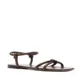 Gianvito Rossi Juno leather sandals - Brown