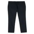 Theory tapered wool-blend trousers - Blue