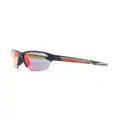 Prada Eyewear Linea Sport semi-rimless sunglasses - Black